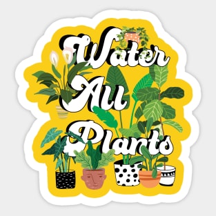 WAP or Water All Plants Sticker